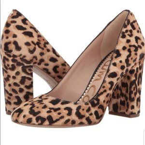 Sam Edelman Leopard Calf Hair Stillson Pump Heels